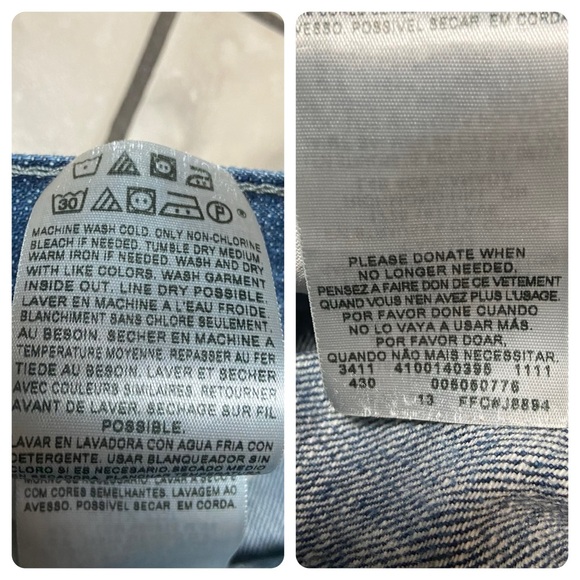 Vintage Levi’s 505 Straight Leg Jeans Blue - Picture 6 of 15